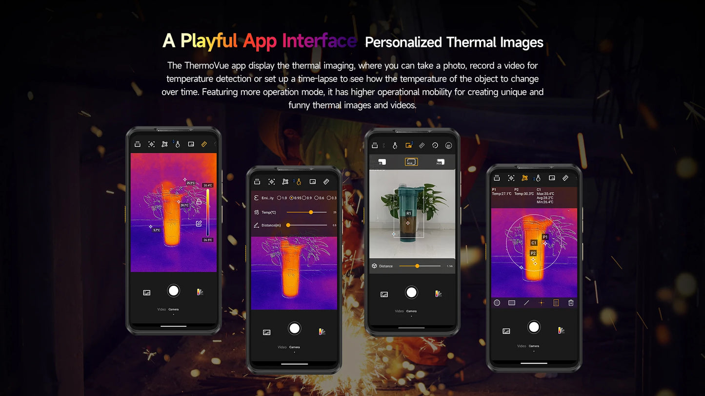 Ulefone Armor 25T Pro 5G Rugged Phone - Thermal Imaging, Android 14, 33W Fast Charging, 50MP+64MP, NFC, Waterproof Smartphone