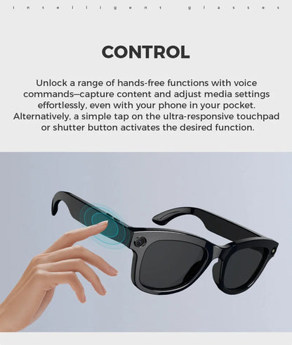Xiaomi AI Smart Glasses — 1080P HD Polarized Sunglasses with Camera, Video Recorder & Sports Surveillance DVR
