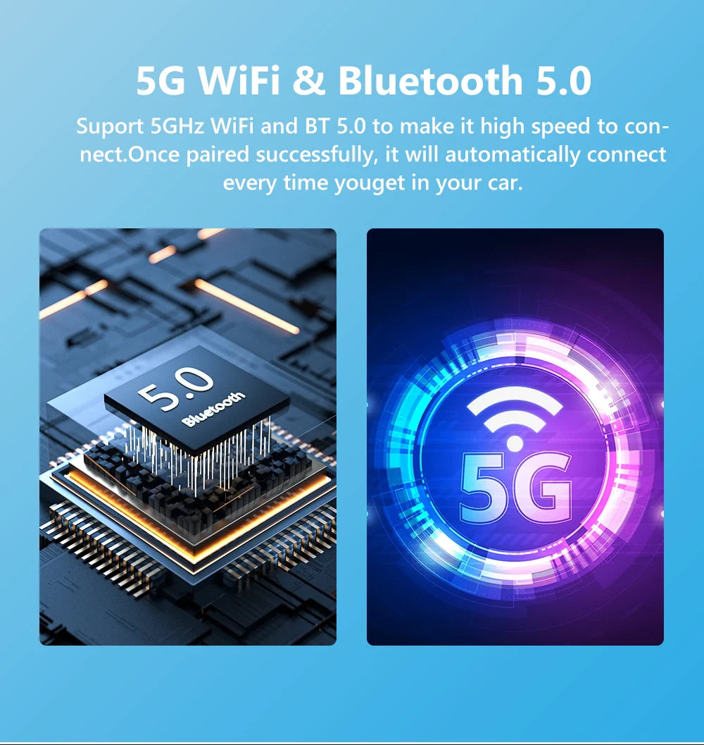 PLAYAIBOX Wireless CarPlay Adapter – 2-in-1 Dongle for Wireless CarPlay & Android Auto for iPhone & Android (Benz, Audi, Kia, Chery, Jeep)