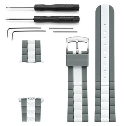 Strap for Swatch X Blancpain Five Oceans – High Tensile Sport Waterproof Silicone Watch Band, 22mm for Men & Women, Fifty Fathoms