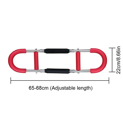 Twister Arm Exerciser — Adjustable Foam Handle Spring Workout Bar for Forearm, Triceps & Chest Training