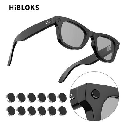 HIBLOKS AI Smart Glasses Shading Sticker — Compatible with Ray-Ban Meta Wayfarer RW4008/RW4006, Skyler RW4010, RW4009/RW4009F, Video Recording Accessory