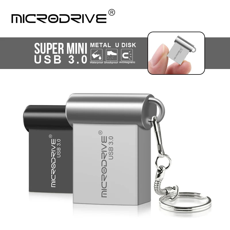 High-Speed USB 3.0 Mini Flash Drive – 16GB 32GB 64GB 128GB Portable USB Storage Key