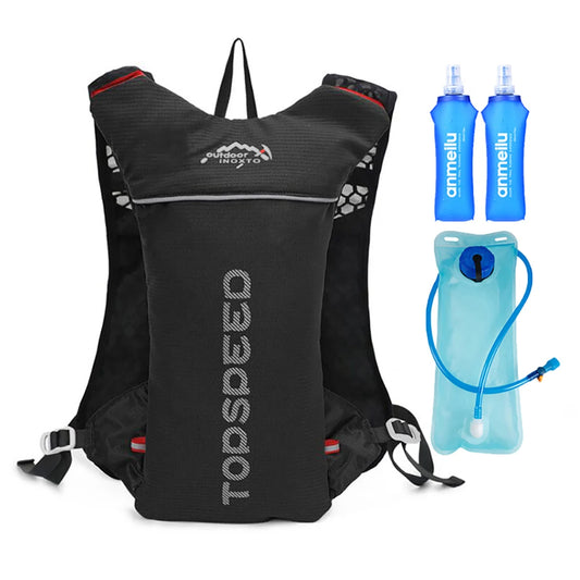 5L Ultralight Outdoor Trail Running Backpack — Hydration Vest with 500ML Water Bottle for Men