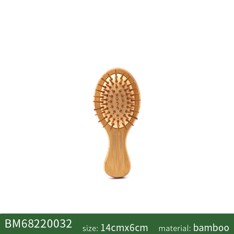 Bamboo Hair Brush for Women – Wide Tooth Styling Comb, Scalp Massage Brush for Smooth Hair & Barber Use
