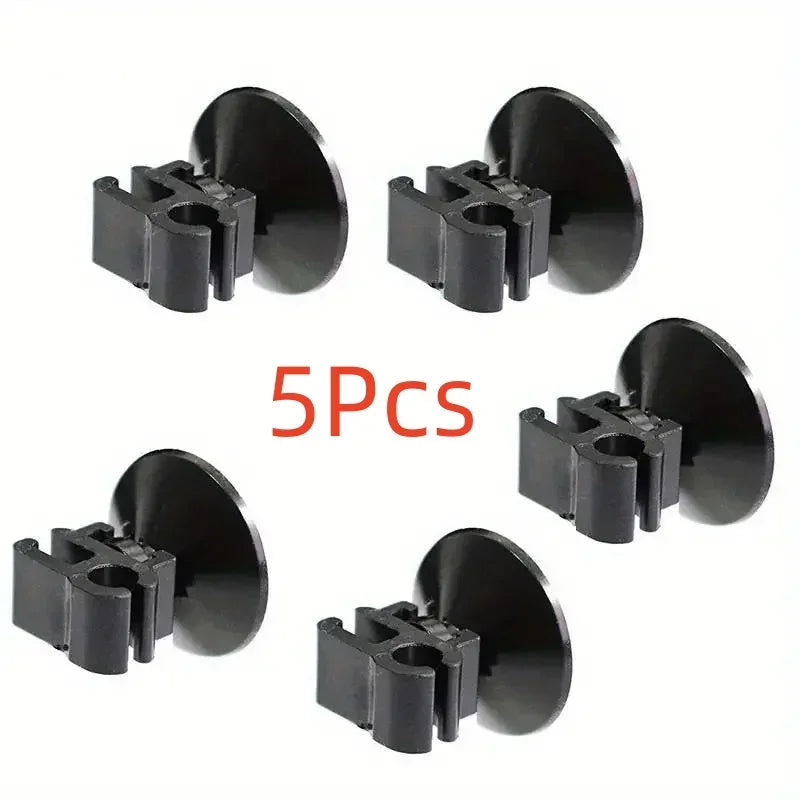 5PCS Aquarium Suction Cup Clips – Double-Headed Tube & Power Line Holders, Filter Wire Organizer for Oxygen Tubing