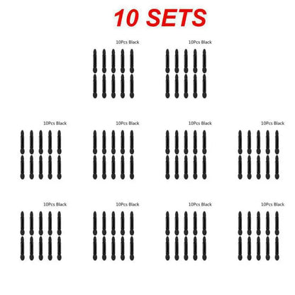 10/50PCS Double-Ended Sponge Sticks - Portable Eyeshadow, Eyeliner & Lip Makeup Applicators, Disposable Cosmetic Tools