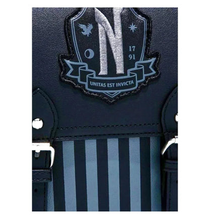 Wednesday Addams Backpack — Schoolgirl Nevermore College Cosplay Messenger Bag for Kids & Fans Gift