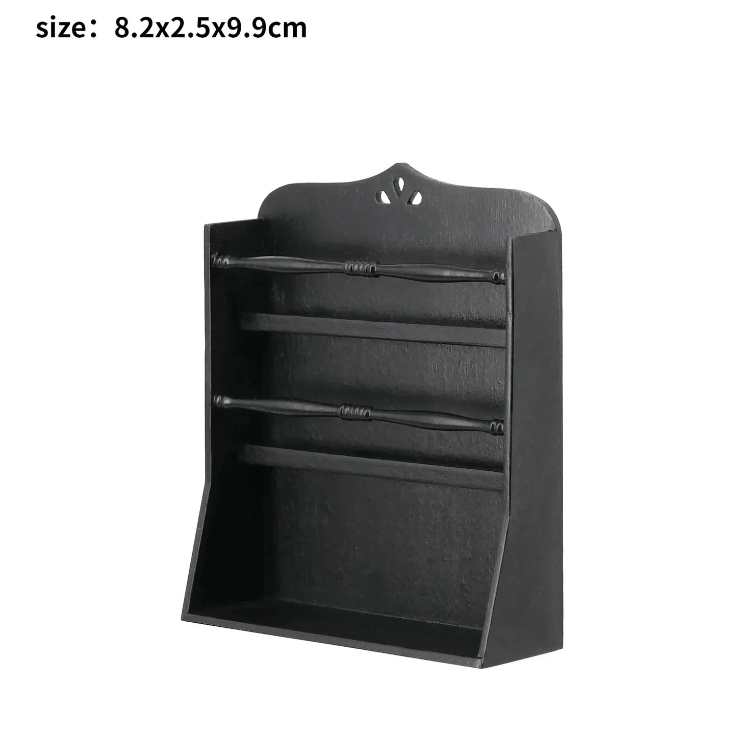 1/6 Scale BJD Dollhouse Wooden Shelf & Sink Cabinet — Miniature Kitchen Furniture Accessory for Dollhouse Bar Counter