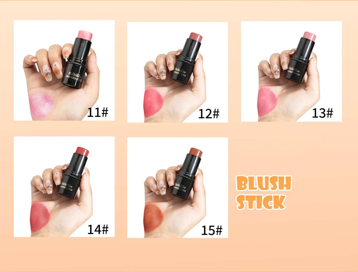 Face Brown Bronzer Contour Stick - Foundation Makeup Pen, Long-Lasting Smooth Contour, Shadow Blusher & Highlight Concealer Cosmetics