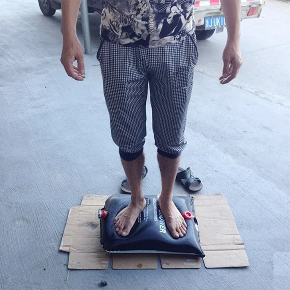 20L Portable Camping Shower Bag – Solar Heated Water Bag for Outdoor Travel, Hiking, BBQ & Beach