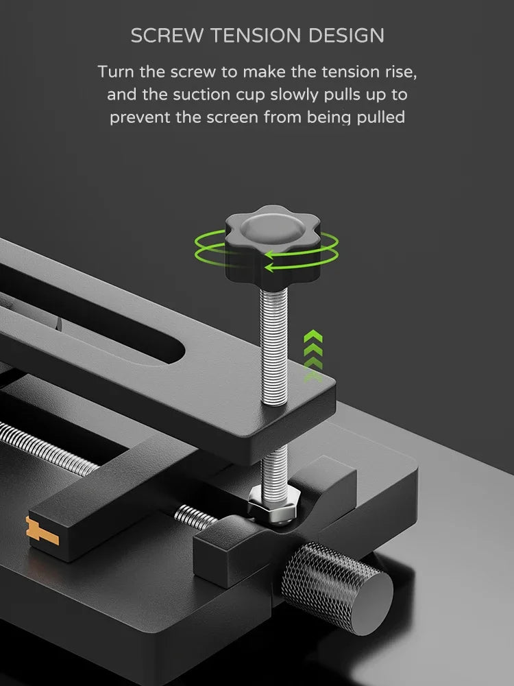 iFixes iCF6 Mobile Phone Screen Opening Fixture — Portable Adjustable LCD Clamp with Strong Suction Cup