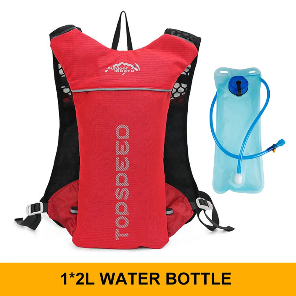 5L Ultralight Outdoor Trail Running Backpack — Hydration Vest with 500ML Water Bottle for Men