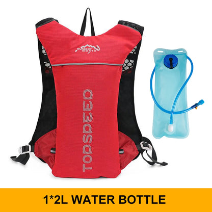 5L Ultralight Outdoor Trail Running Backpack — Hydration Vest with 500ML Water Bottle for Men