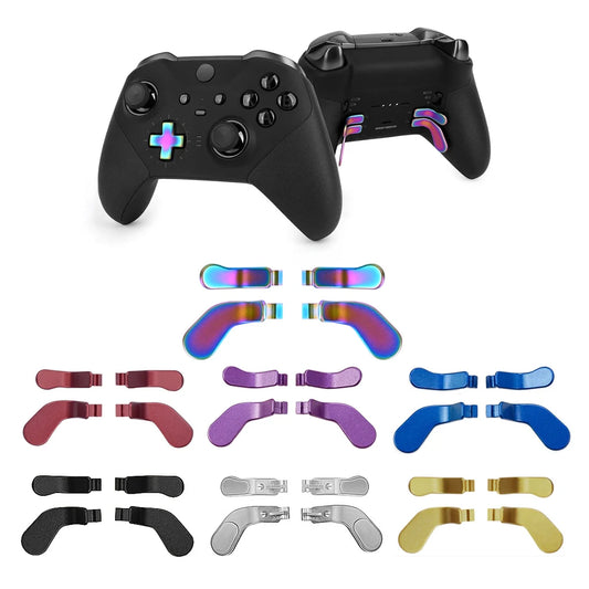4-in-1 Metal Paddles Controller Trigger Back Button for Xbox One Elite Series 2: Enhance Your Gaming Experience with Premium Gamepad Accessories!