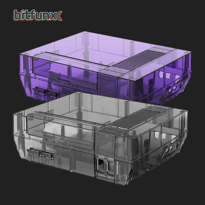 Bitfunx Transparent Replacement Shell – Protective Housing for NES Nintendo Console