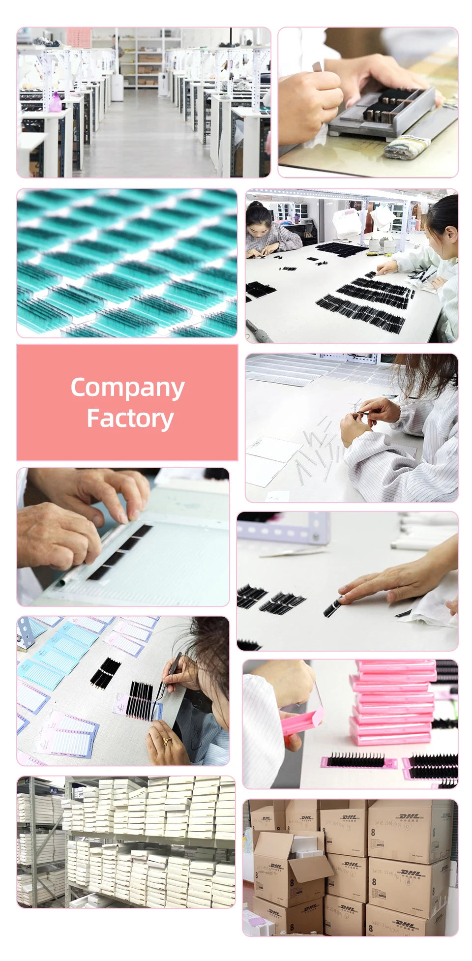 AGUUD 10-Tray Premade Volume Lashes – Super Fans with Needle Stem & Narrow Base for Eyelash Extensions