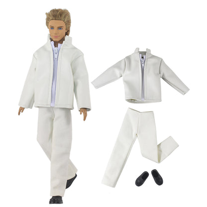 1 Set 12" Ken Doll Clothes — Leather Outfit with Multiple Styles to Choose From