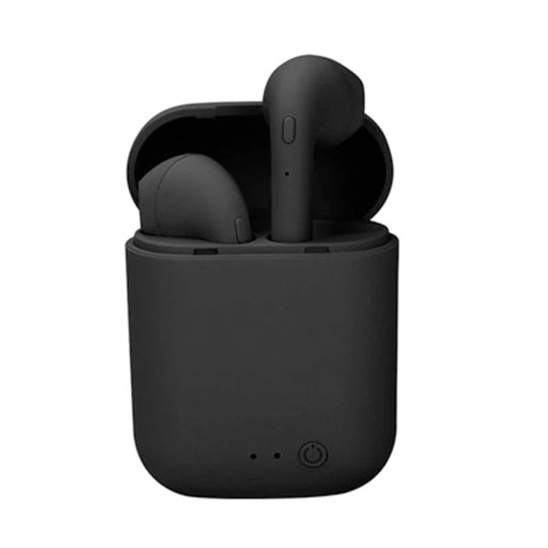 I12 Macaron Bluetooth Headset – Matte Wireless Sports Earbuds, Binaural Bluetooth 5.0