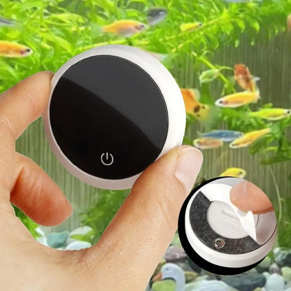 Aquarium Self-Adhesive LCD Thermometer – Digital Mini Fish Tank & Terrarium Temperature Monitor with Large Screen