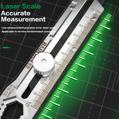 8 in 1 Multipurpose Utility Knife Box Cutter - Stainless Steel Retractable Heavy Duty Waterproof Snap-Off Cutter Knife