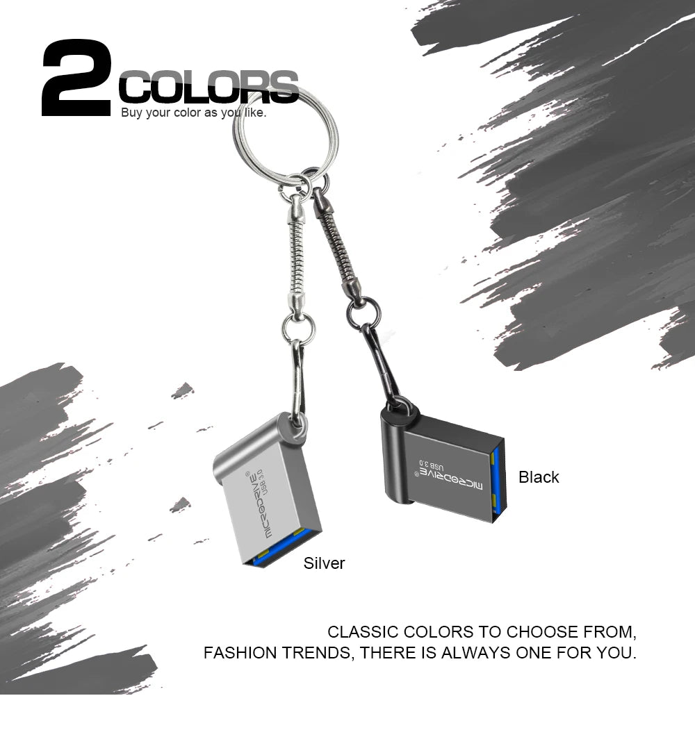 High-Speed USB 3.0 Mini Flash Drive – 16GB 32GB 64GB 128GB Portable USB Storage Key