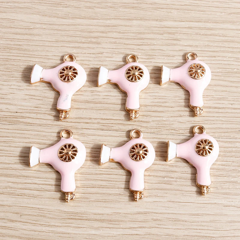 10PCS Cute Enamel Lips & Lipstick Charms – Pendants for Jewelry Making, Earrings, Necklaces & Bracelets DIY Crafts