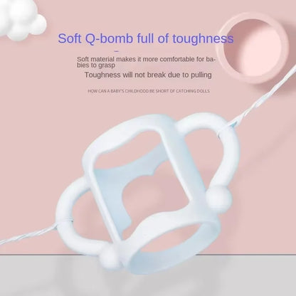 Universal Silicone Bottle Handle for Narrow Baby Bottles – BPA-Free Soft Grip, Fits Most Bottles