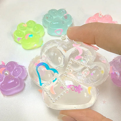 Luminous Cat Paw Hamster Squishy Toy – Stress Relief, Antistress & Decompression Squeeze Toy for Kids and Adults