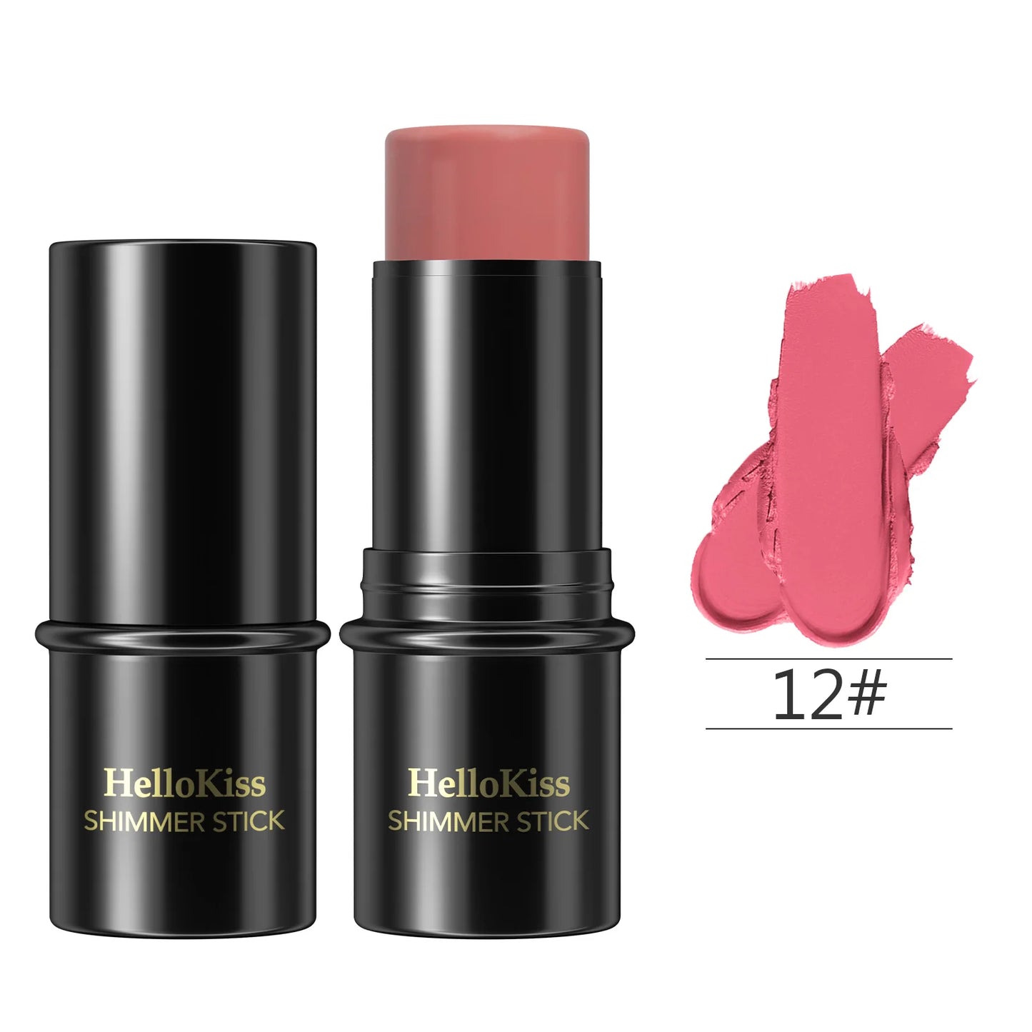 Face Brown Bronzer Contour Stick - Foundation Makeup Pen, Long-Lasting Smooth Contour, Shadow Blusher & Highlight Concealer Cosmetics