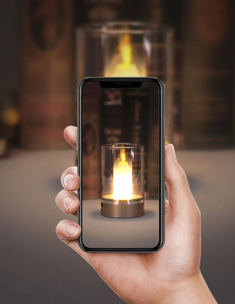 GGbingo LED Night Light – PIR Motion Sensor Candlelight with USB Charging & Auto Switch