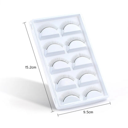 5/10/25 Pairs Training Eyelashes – Natural False Lashes for Beginner Eyelash Extension Practice
