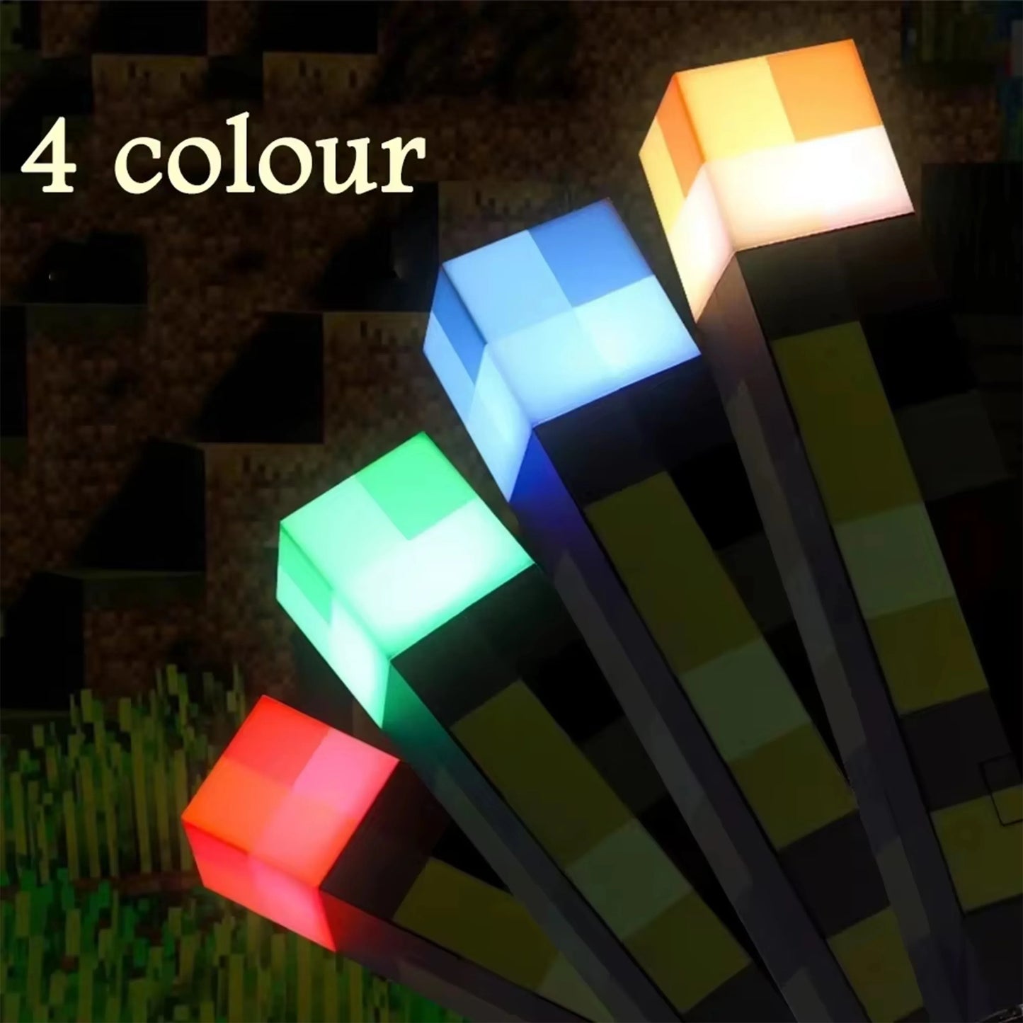 Minecraft Sword Night Light – Color-Changing Table Lamp, Game-Inspired Decorative Gift for Children