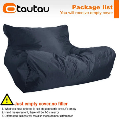 OTAUTAU Waterproof Floating Bean Bag Lounger Cover – Swimming Pool Sofa Bed Pouf, No Filler Chaise Lounge Recliner Puff SF019