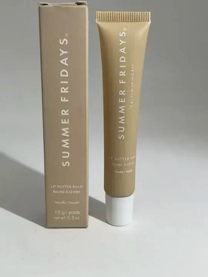 Summer Fridays Lip Balm – Moisturizing Vanilla Pink Sugar & Coffee Cake Scented Lip Gloss, Transparent Lip Oil Makeup