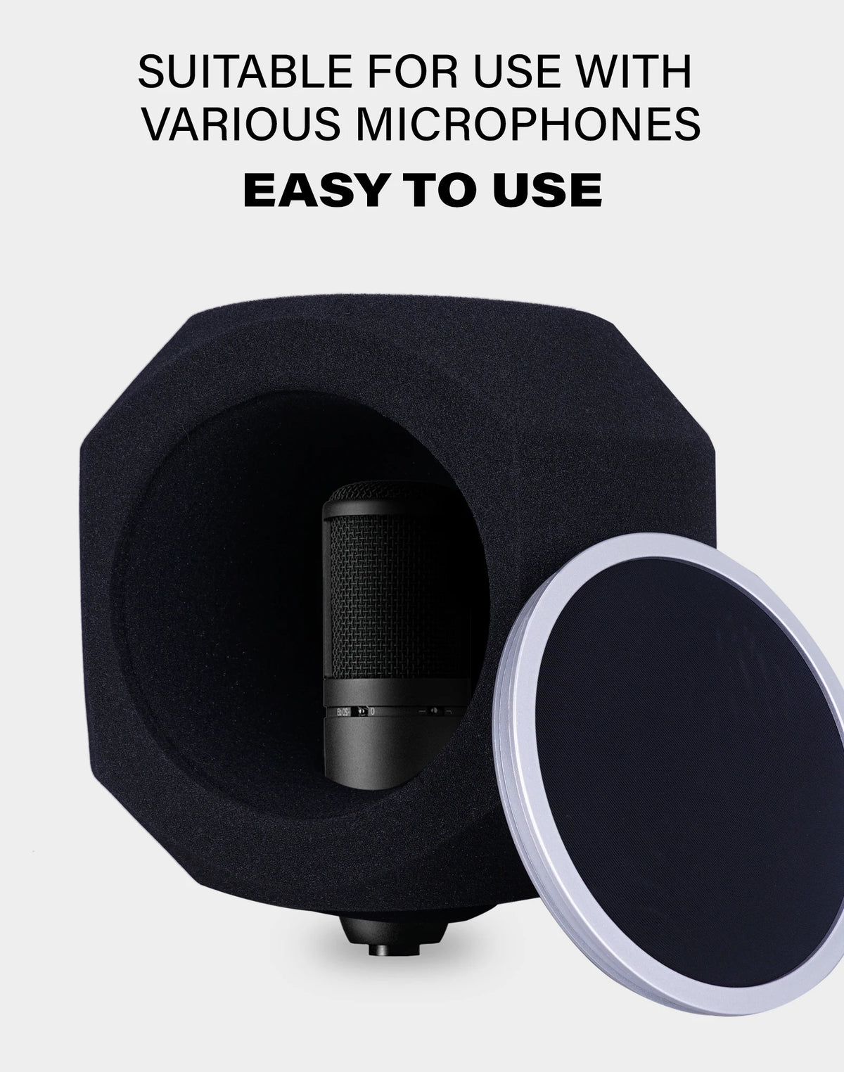 Microphone Windshield Pop Filter – Acoustic Isolation Ball with Sound ...