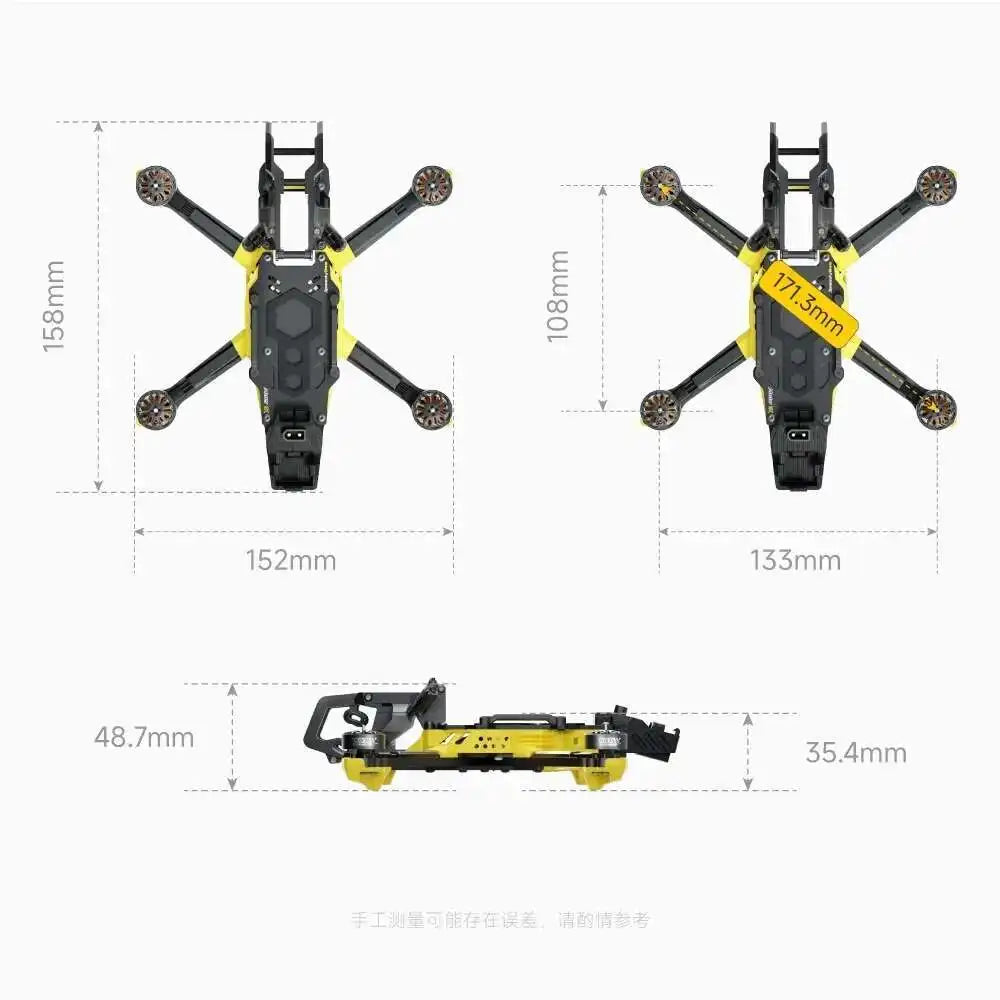 SpeedyBee Master 3X Modular FPV Drone – O3/O4 Pro HD Digital VTX for Freestyle & Racing