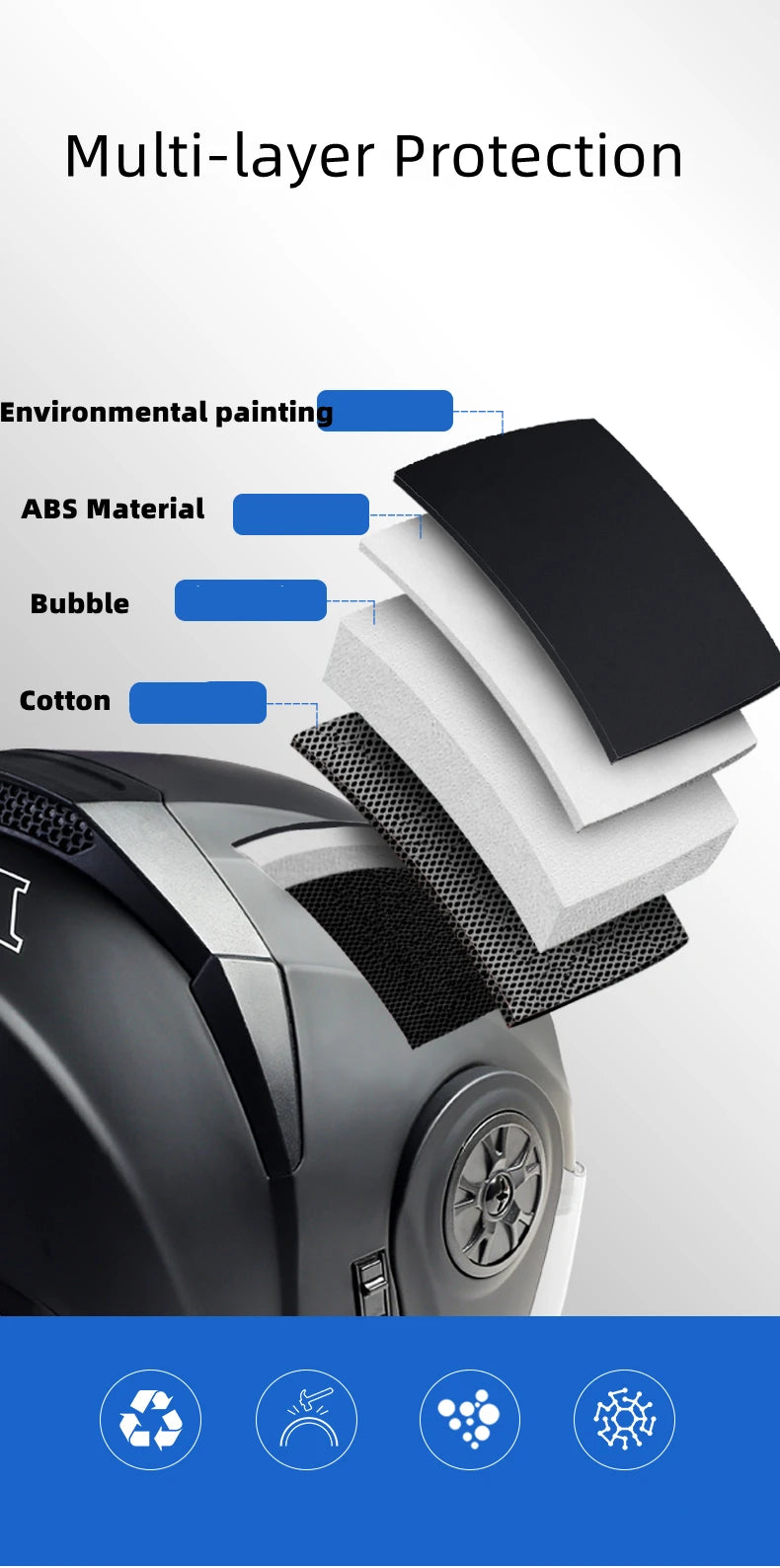 Personalized Dual-Lens Flip-Up Motorcycle Helmet — Motocross Racing Modular Full-Face Helmet for Men & Women, Fashionable Cascos Para Moto