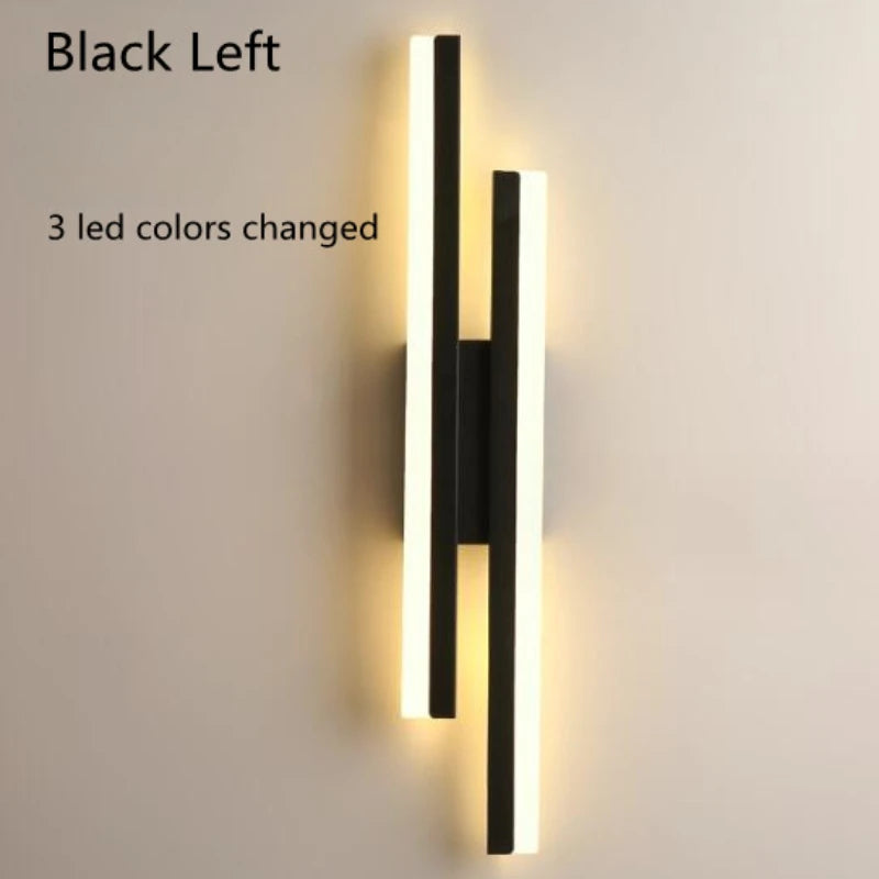 LED Wall Sconce - Modern Copper Pipe Lamp with Acrylic Shade, Indoor Lighting for Bedroom, Living Room, Corridor