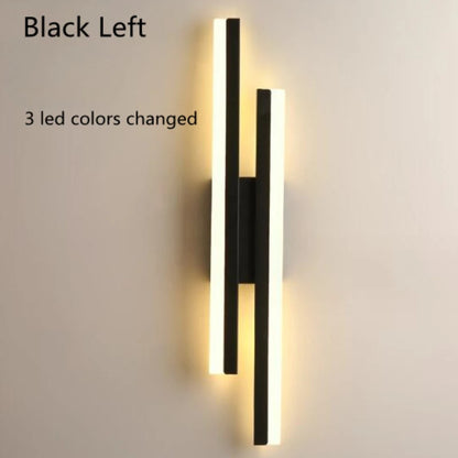 LED Wall Sconce - Modern Copper Pipe Lamp with Acrylic Shade, Indoor Lighting for Bedroom, Living Room, Corridor