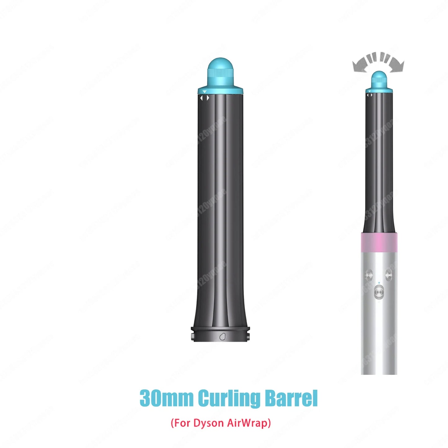 Anti-Flyaway Hair Styling Nozzle for Dyson Airwrap HS01/HS05 – Brush Attachment for Auto Curling & Dryer Accessories