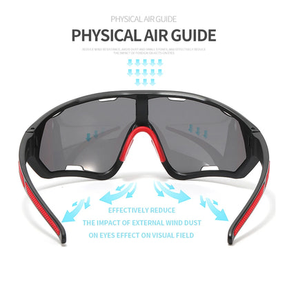 UV400 Cycling Sunglasses | Riding Glasses for Men & Women | Sports Eyewear for Bicycle Mountain Bike & Road Goggles