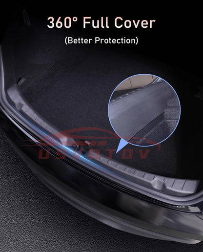 Tesla Model 3 Highland 2024-2025 Trunk Threshold Strip – TPE Mats Sill Guard Rear Cargo Anti-Scratch Protector Accessory