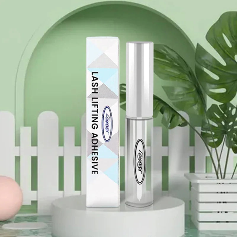 Eyelash Glue for Curling Thick Lashes - Transparent Liquid Adhesive for Lash Perms