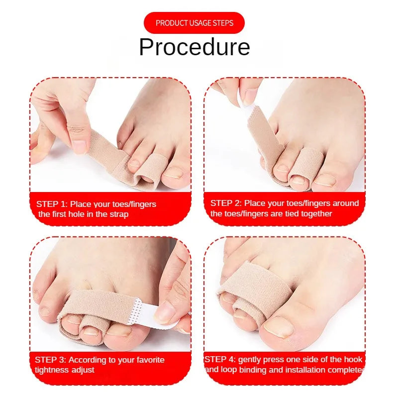 Toe & Finger Straightener Tape – Hammer Toe, Hallux Valgus Corrector B ...