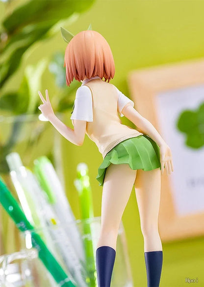 18cm Quintessential Quintuplets Anime Figure – Nakano Ichika Nino Itsuki PVC School Uniform Doll Toy