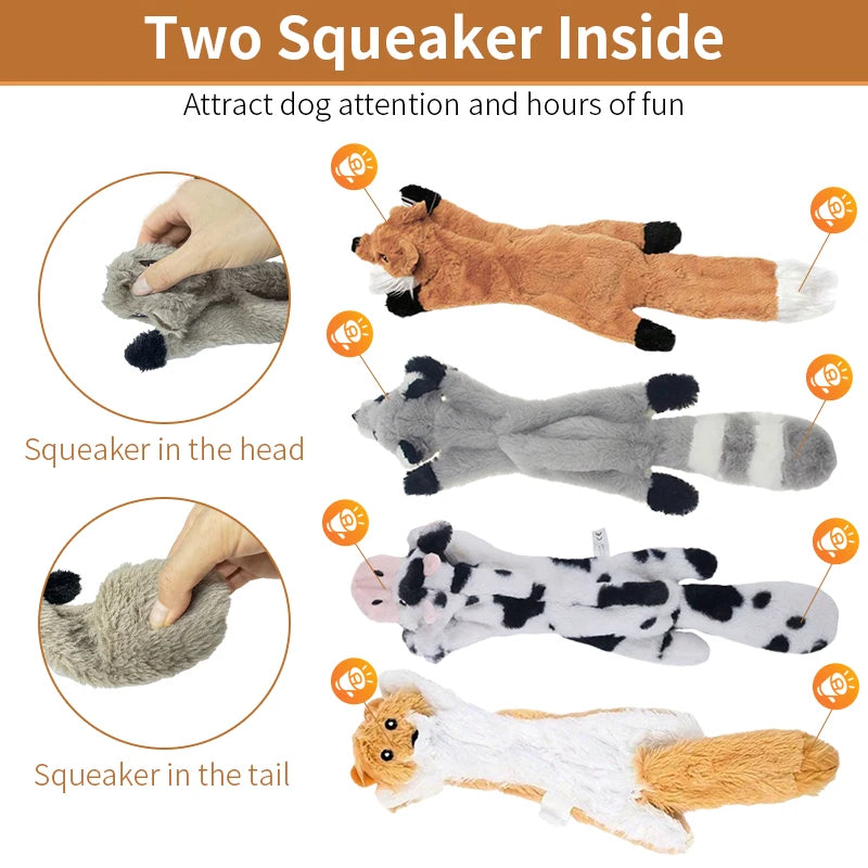 Plush Dog Toy with Animal Sound – Bite-Resistant Chew & Teething Toy for Pets, Vocal Holster Pet Product