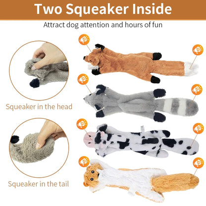 Plush Dog Toy with Animal Sound – Bite-Resistant Chew & Teething Toy for Pets, Vocal Holster Pet Product