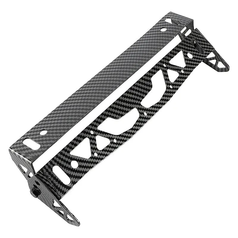 Premium Universal Aluminum Rotating License Plate Holder for Cars - Adjustable & Solid Frame for Car Number Plates