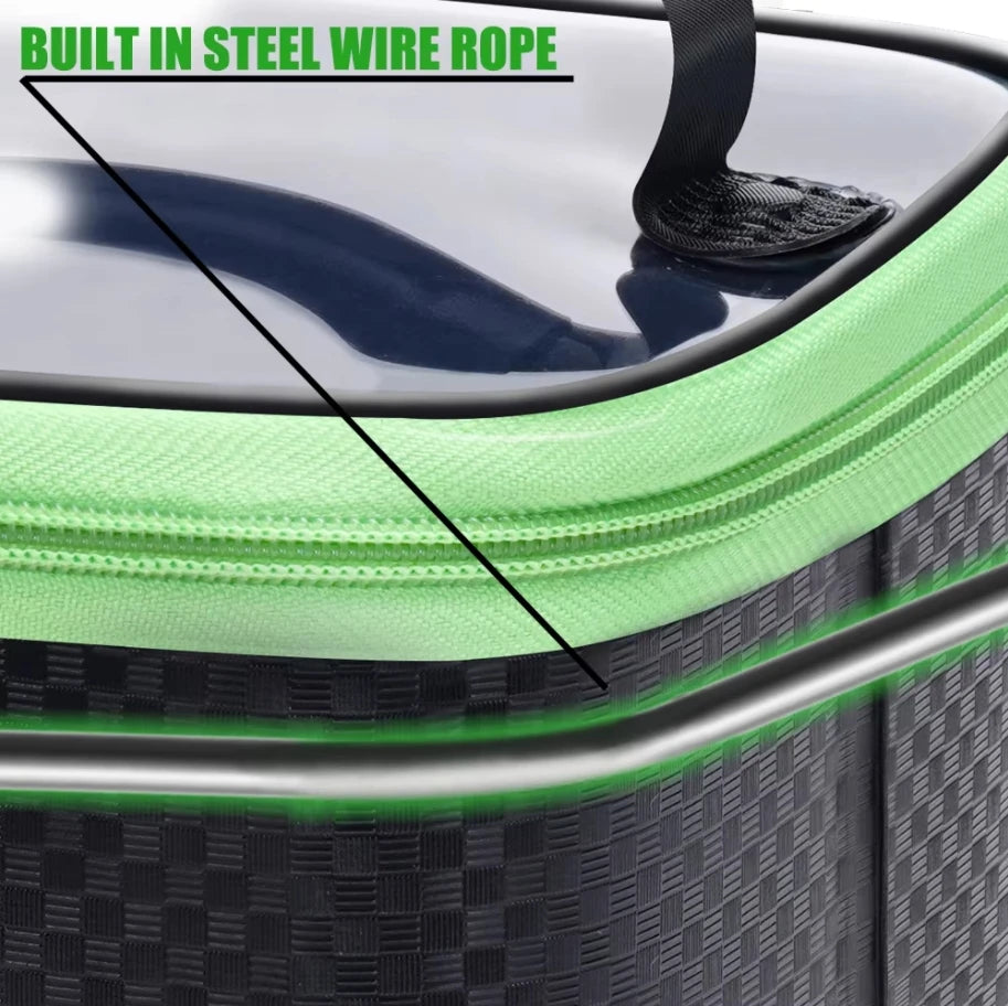 EVA Thickened Waterproof Fishing Box Bag – Live Fish Bucket and Storage Case for Gear, Main/Sub Line, and Floats